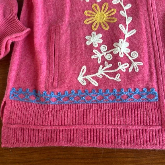 Johnny Was Ryan Zip Up Hoodie in Fuchsia XL NWT - Picture 4 of 13